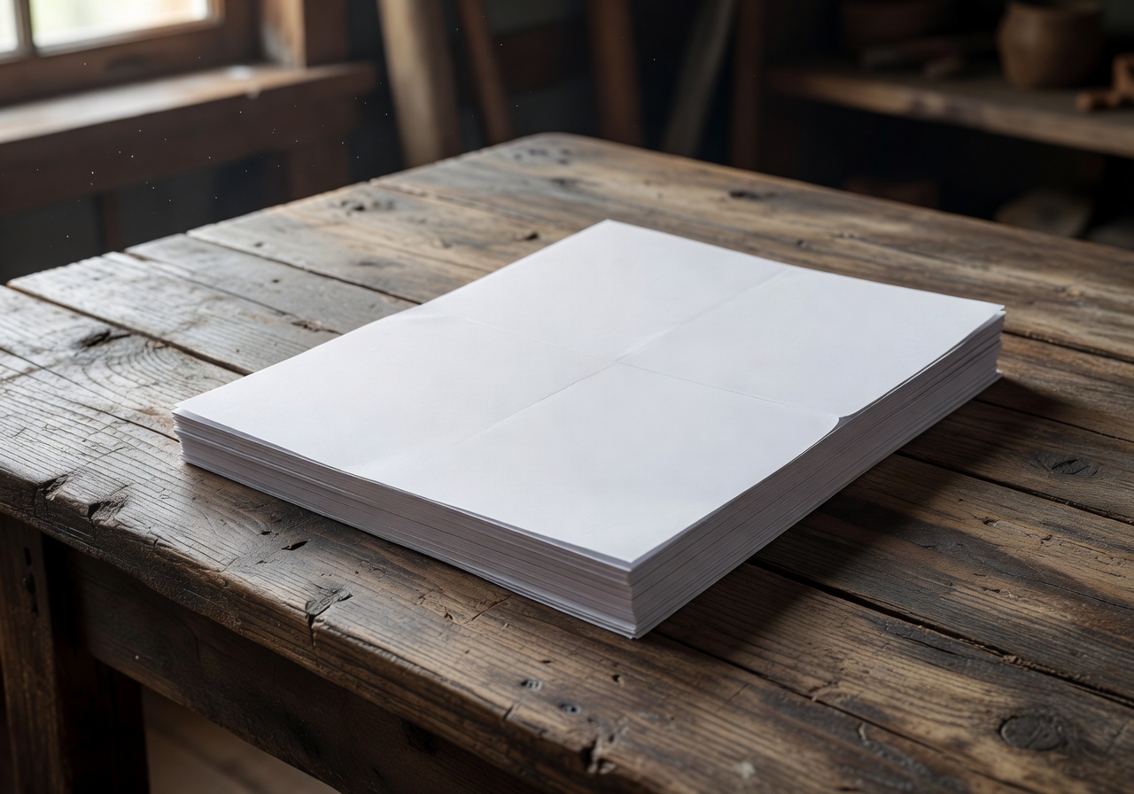 Legal terms and conditions document resting on a rustic wooden farm table